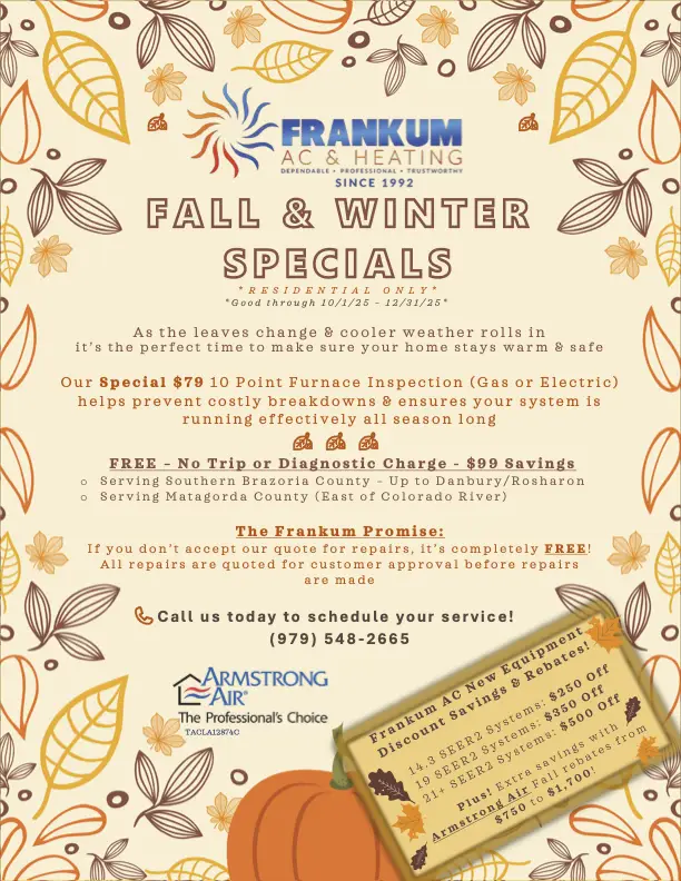 Frankum Fall and Winter Specials